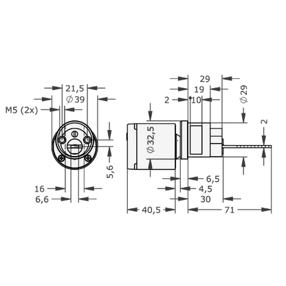 EVVA AirKey Rim Proximity Cylinder