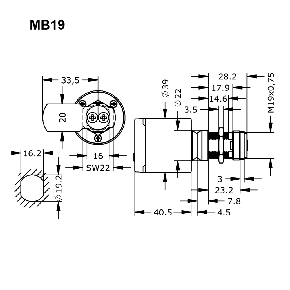 EVVA AirKey Proximity Cam Lock