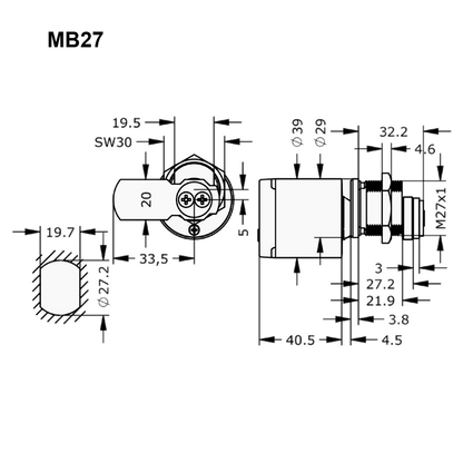 EVVA AirKey Proximity Cam Lock