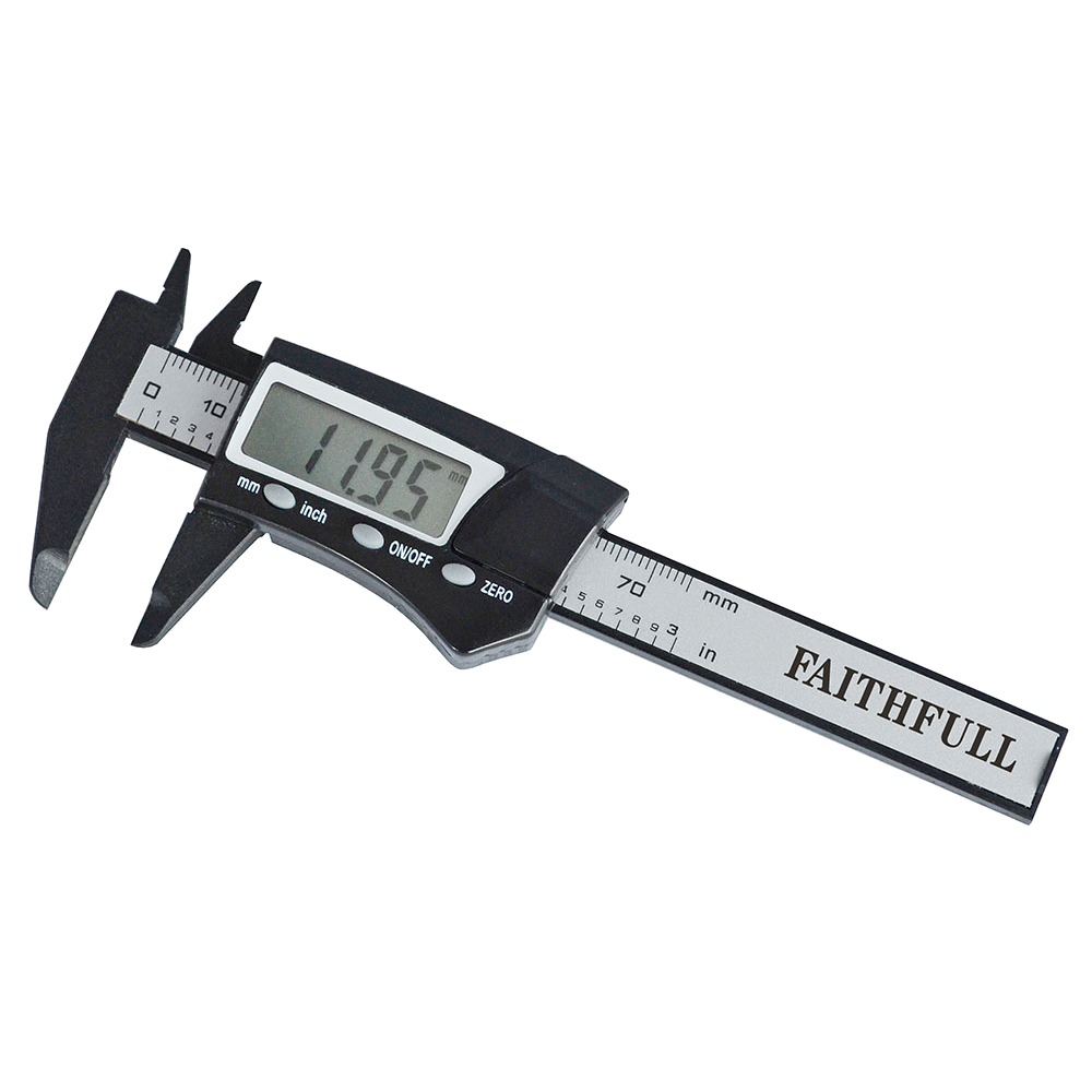 FAITHFULL Mini Digital Caliper - 75mm