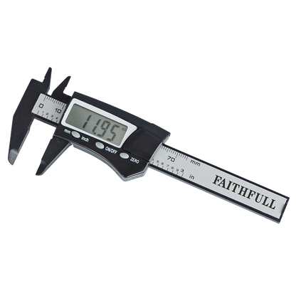 FAITHFULL Mini Digital Caliper - 75mm