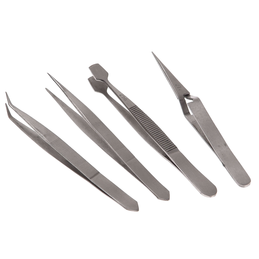 FAITHFULL Tweezers - 4 Piece Set