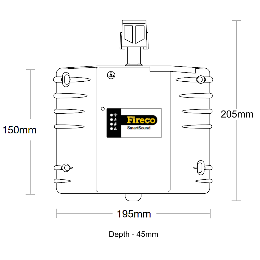 FIRECO Dorgard Smartsound Door Hold Open Device