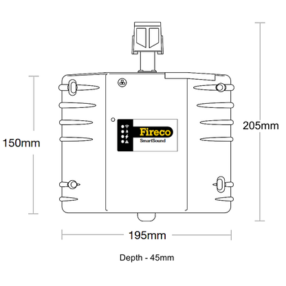 FIRECO Dorgard Smartsound Door Hold Open Device
