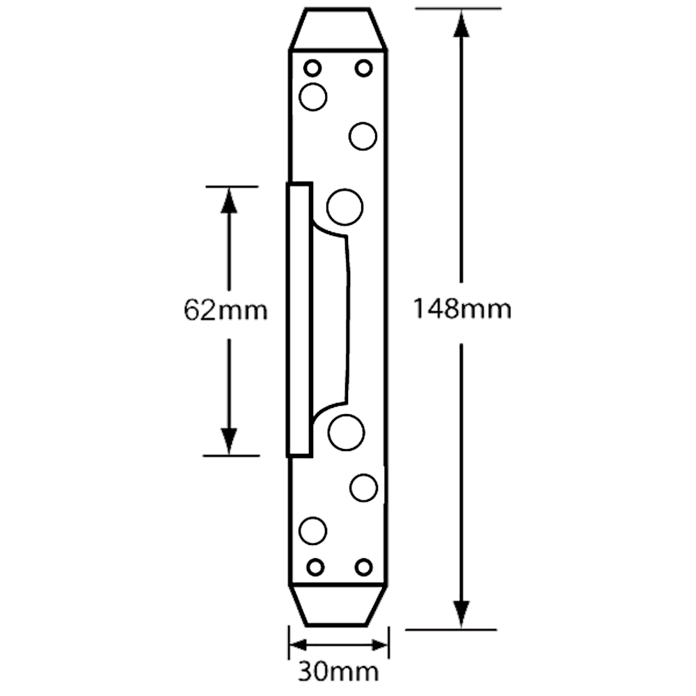 FUHR 56630013 Adjustable Hook Keep