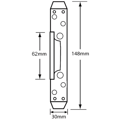 FUHR 56630013 Adjustable Hook Keep