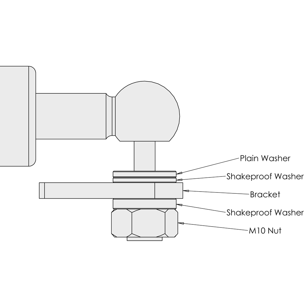 GATEMASTER Screw Fixed Closing Strut