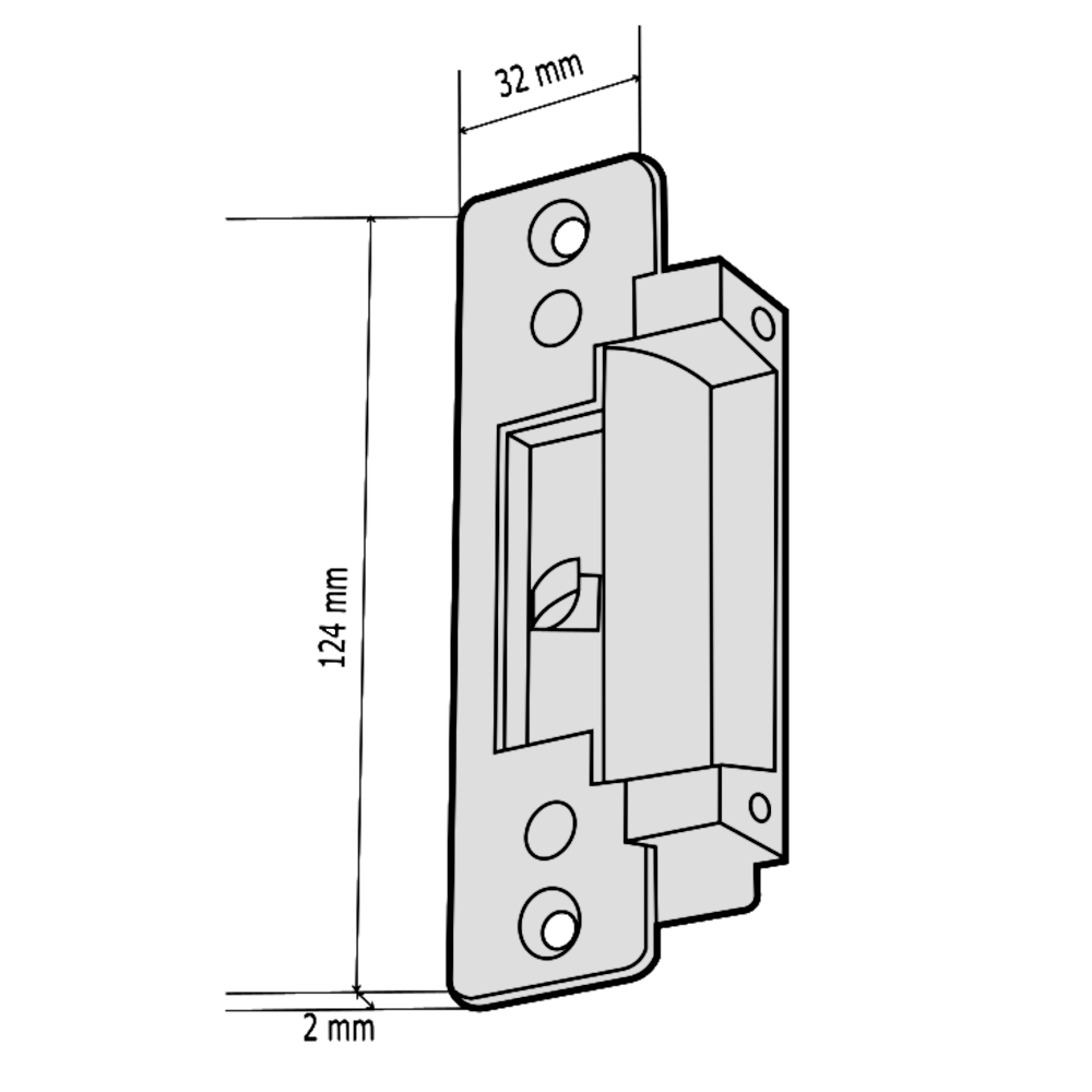 GATEMASTER Electronic Mortice Release ERHDM Monitored