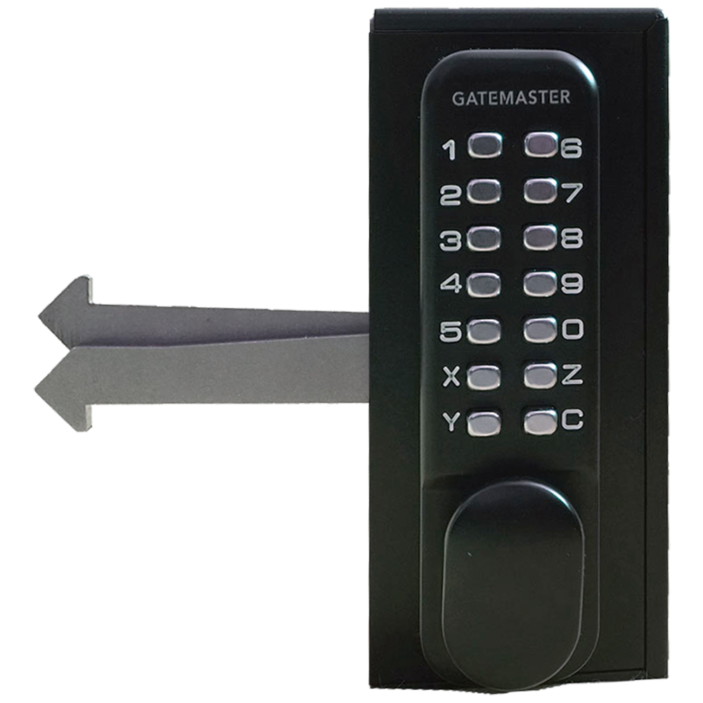 GATEMASTER SGLD Double Sided Sliding Digital Gate Lock