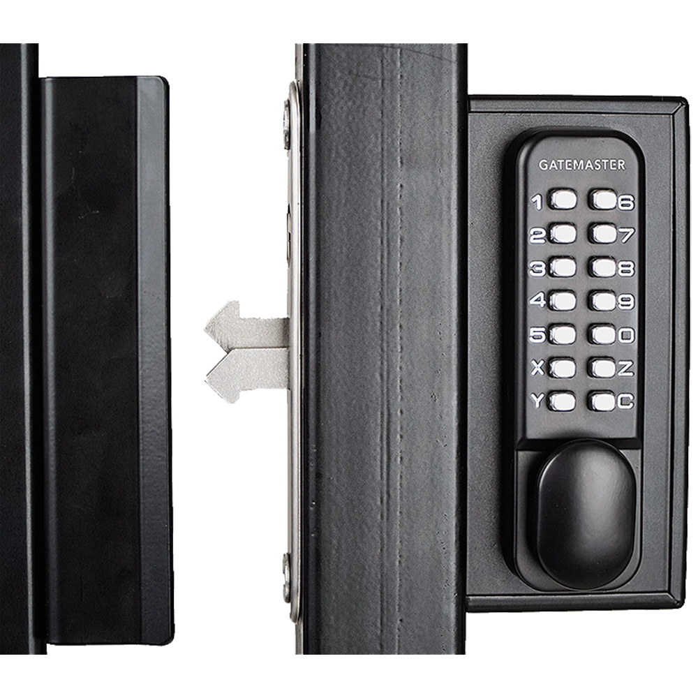 GATEMASTER SGLD Double Sided Sliding Digital Gate Lock