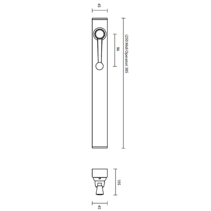 GEZE OL Line 250 Manual Midi Operator