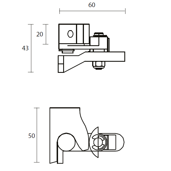 GEZE OL Line Manual Locking Window Opener