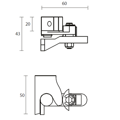 GEZE OL Line Manual Locking Window Opener