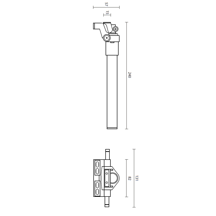 GEZE OL Line Manual Sill Screwjack Window Opener