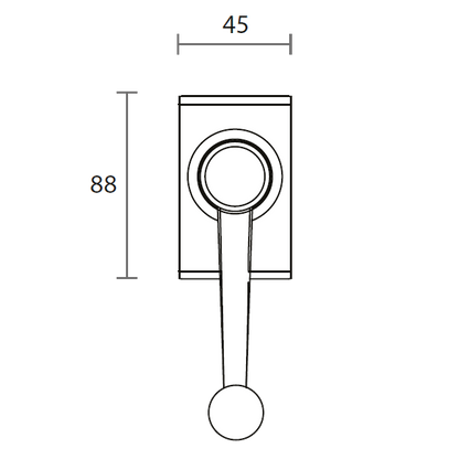 GEZE OL Line Mini Operator With Handle