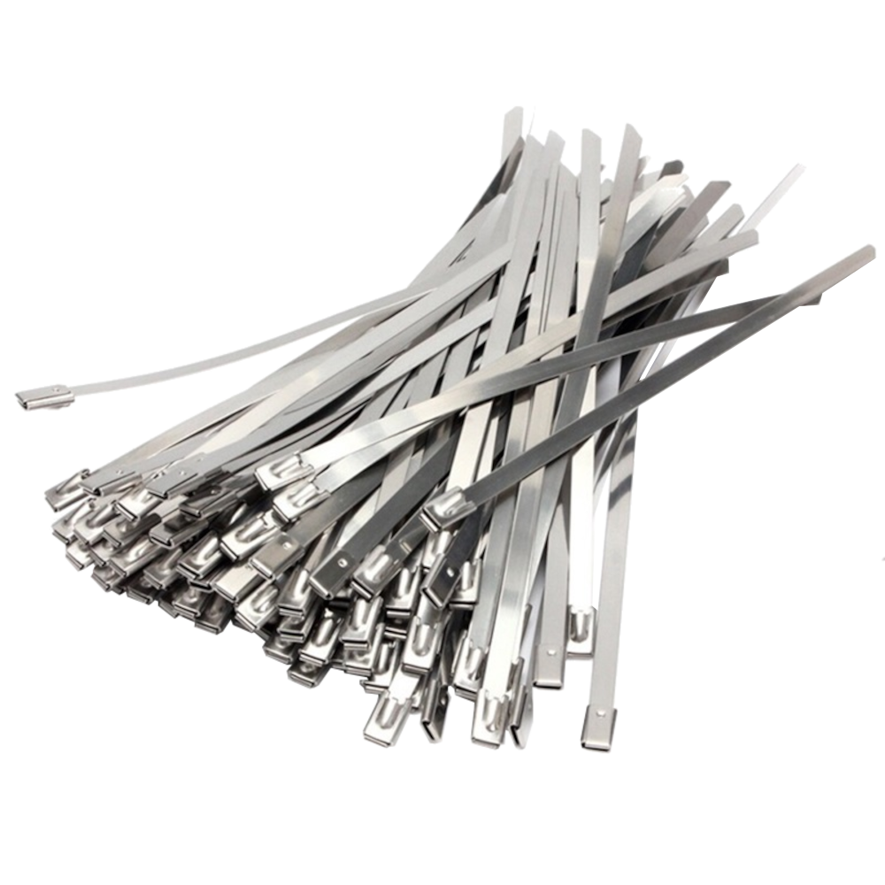 HAYDON MARKETING Stainless Steel Cable Ties 100 Pack