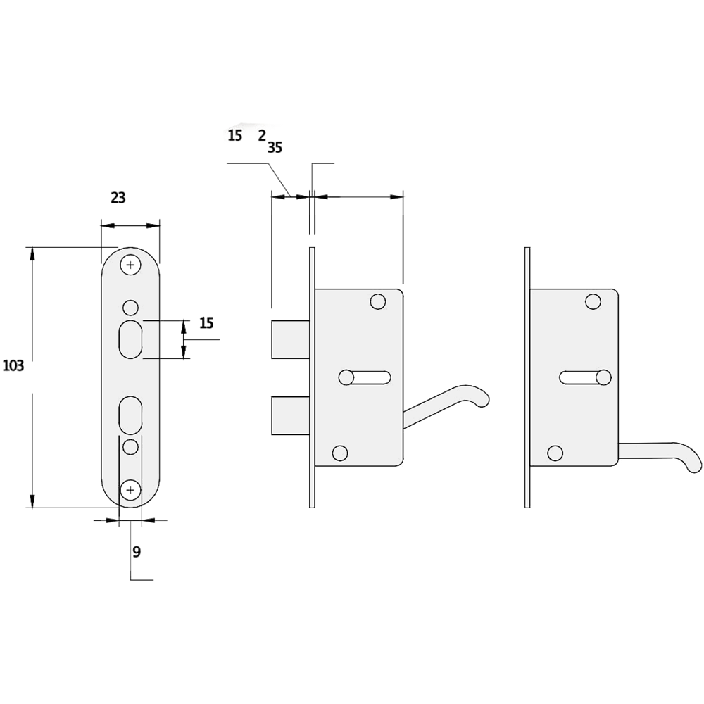 HOOPLY Auxiliary Lock For Container Doors