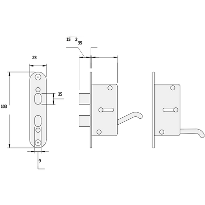 HOOPLY Auxiliary Lock For Container Doors