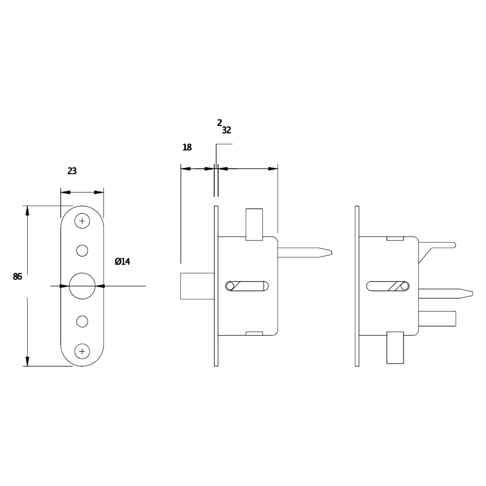 HOOPLY Single Shoot Side Lock