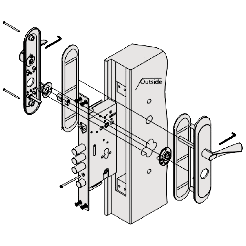 HOOPLY 31 CEFIRO 4 Point Combat Lock Sashcase