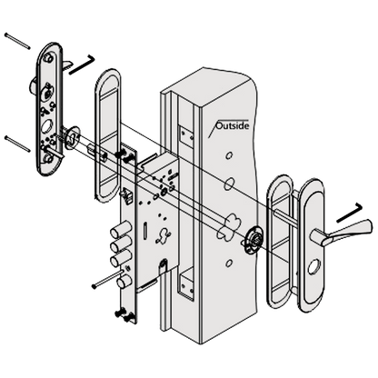 HOOPLY 31 CEFIRO 4 Point Combat Lock Sashcase