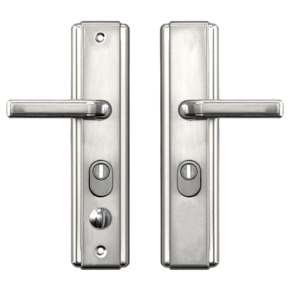 HOOPLY 5586 Square Backplate Lever Handles 68mm Centres