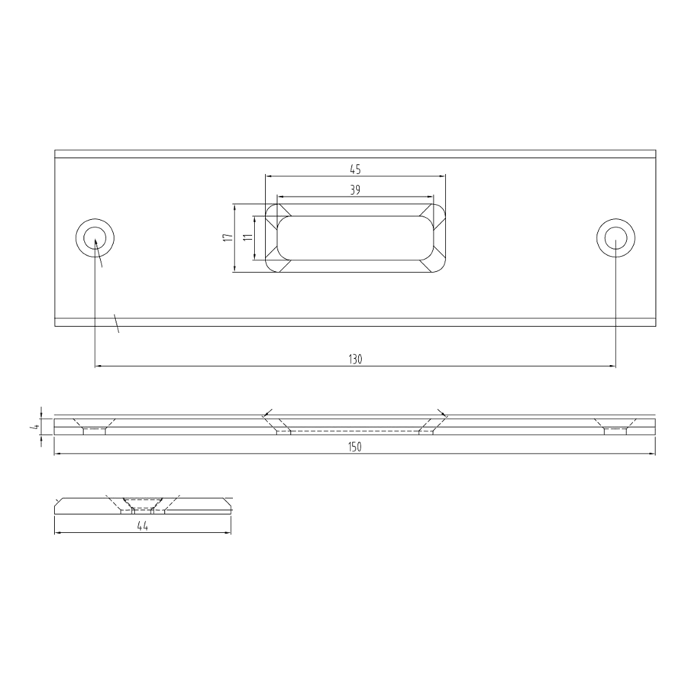 ICS Strike To Suit ICS ML350 Electric Mortice Lock