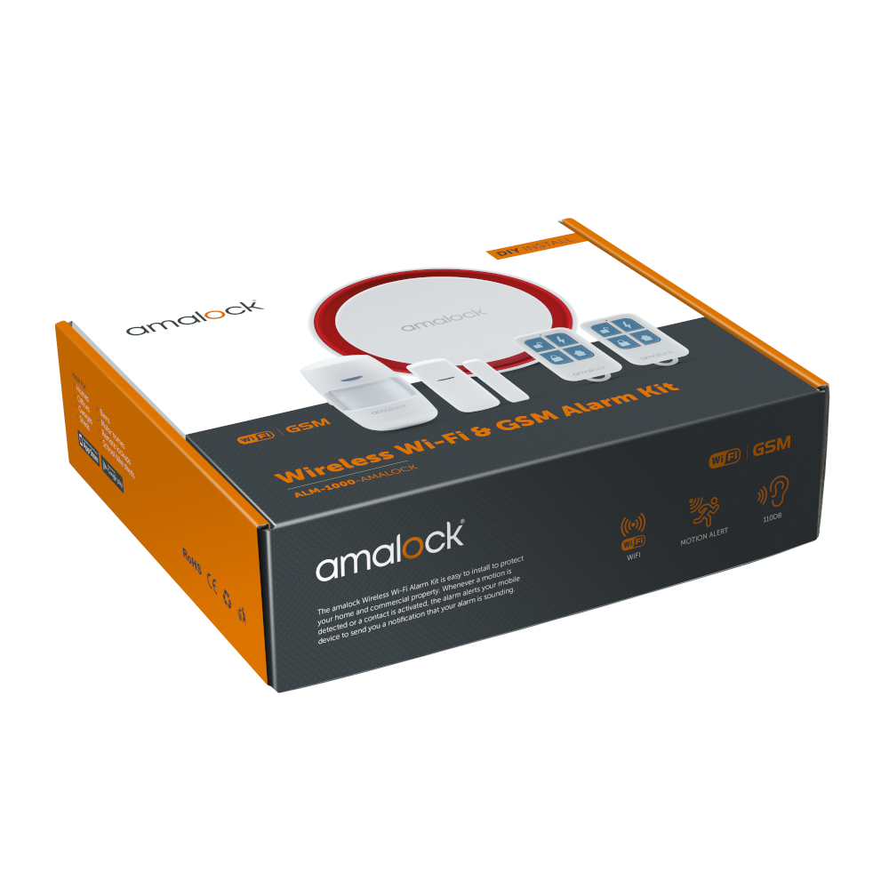 Amalock ALM1000 Wireless Wi-Fi & GSM Alarm Kit