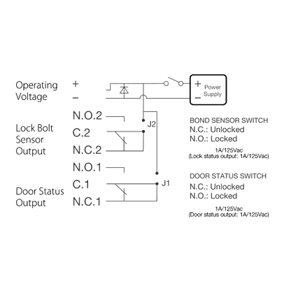 ICS Fire Rated FR-ML350 Electric Lock Monitored