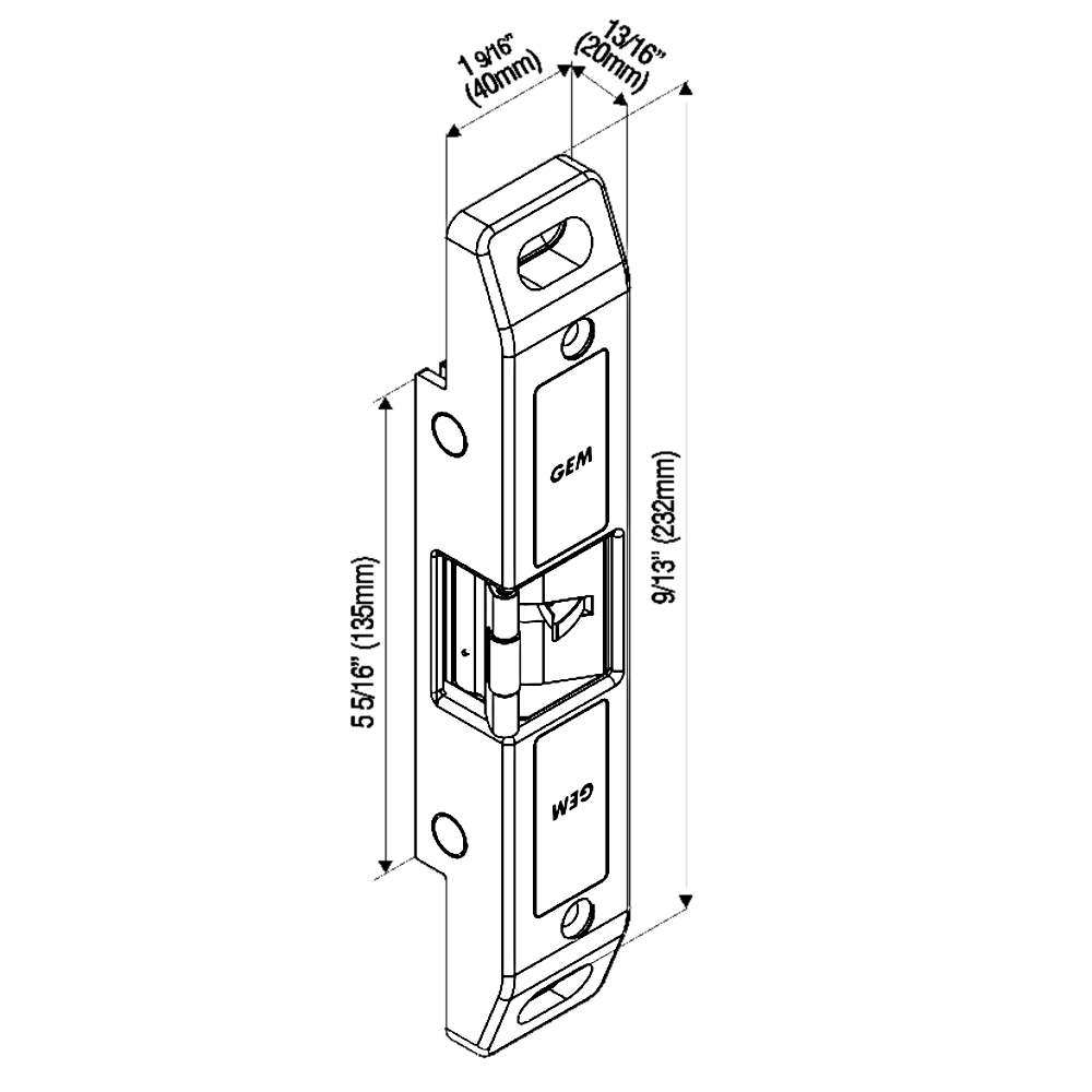 ICS GK1100 Electric Release For Panic Latch