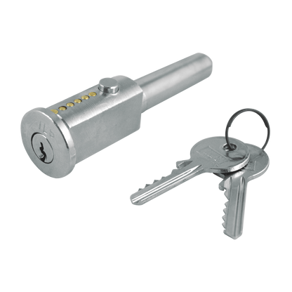 ILS FDM007-1 Round Face Bullet Lock 91mm x 25mm x 42mm