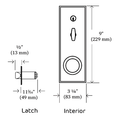 DORMAKABA Simplex 1000 Series 1021B Knob Operated Digital Lock With Key Override