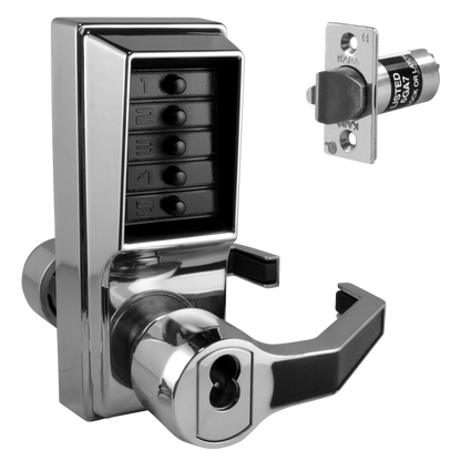 DORMAKABA Simplex L1000 Series L1041B Digital Lock Lever Operated With Key Override & Passage Set