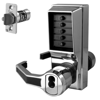 DORMAKABA Simplex L1000 Series L1041B Digital Lock Lever Operated With Key Override & Passage Set