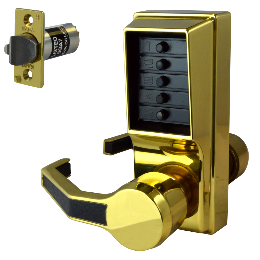 DORMAKABA Simplex L1000 Series L1041B Digital Lock Lever Operated With Key Override & Passage Set