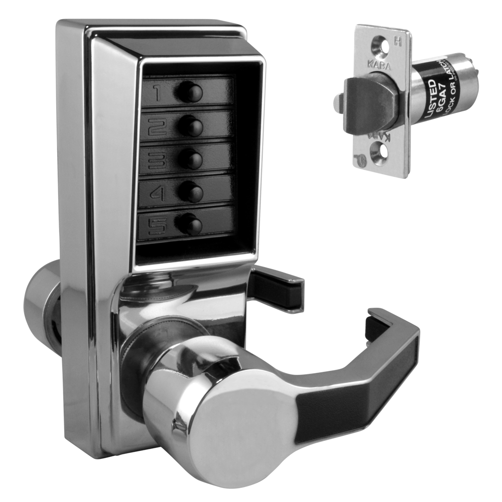 DORMAKABA Simplex L1000 Series L1041B Digital Lock Lever Operated With Key Override & Passage Set