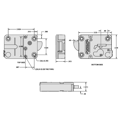 DORMAKABA La Gard 700 Basic Safe Swingbolt Lock