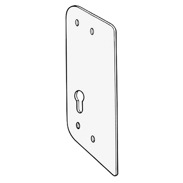 KICKSTOP AT3EU Extra Long Anti-Thrust Plate To Suit Euro Deadlocks