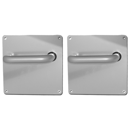 DORTREND 20RW Witley Large Plate Mounted Unsprung Lever Furniture Lever Latch - Anodised Aluminium