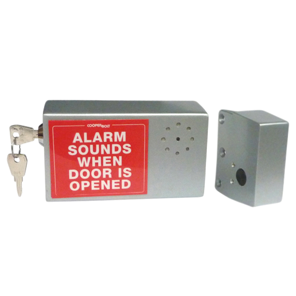 COOPERBOLT 130 Series Door Alarm Left Handed - Silver