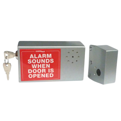 COOPERBOLT 130 Series Door Alarm Left Handed - Silver