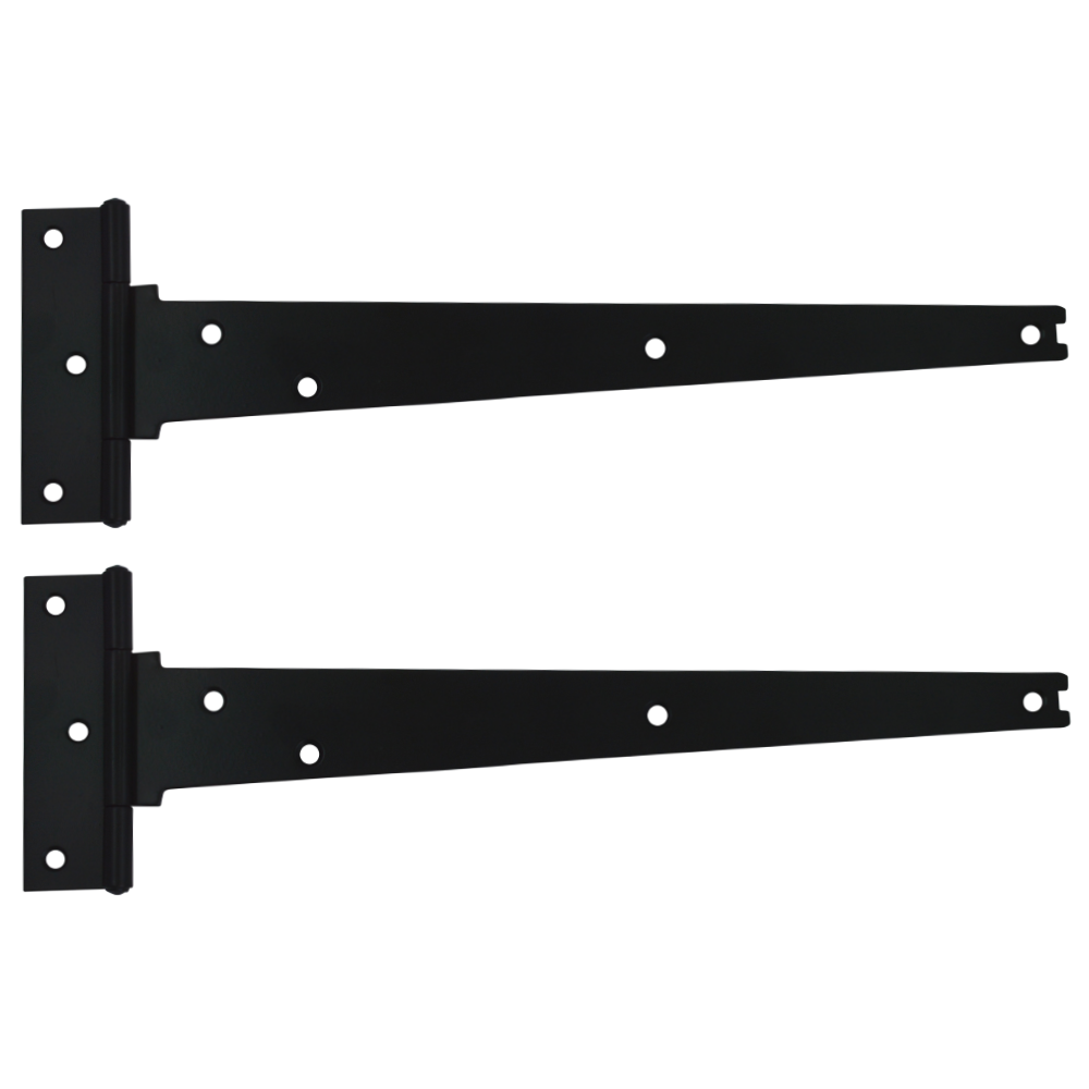 CROMPTON 909 Japaned Tee Hinge 300mm 1 Pair - Black