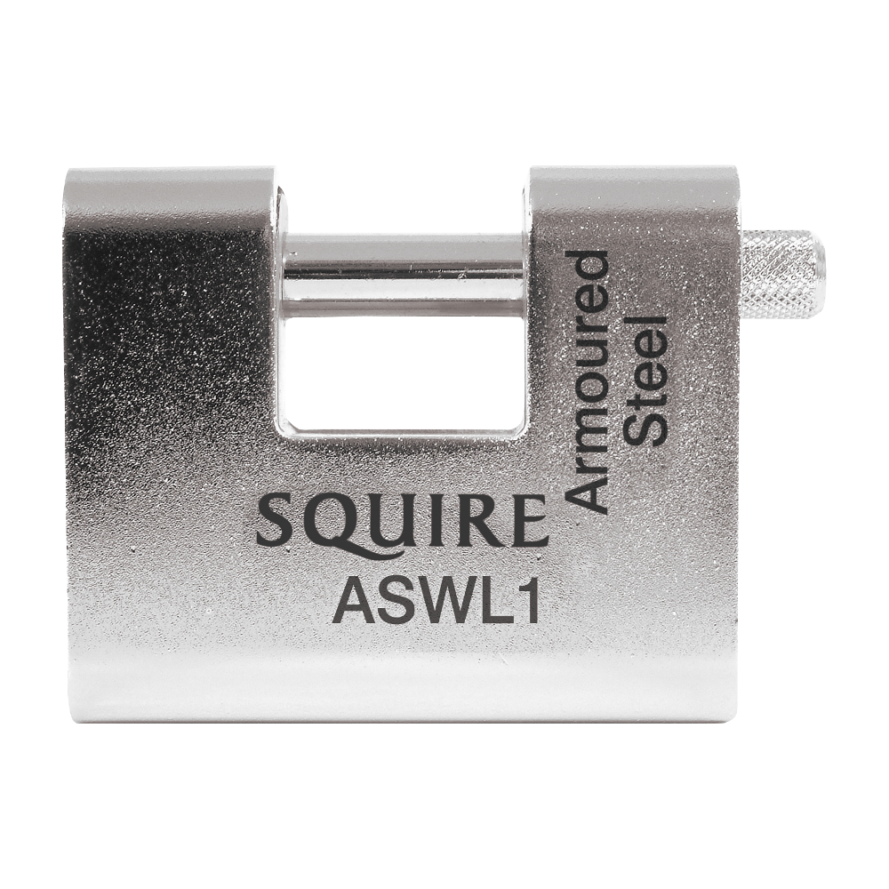 SQUIRE ASWL Steel Sliding Shackle Padlock 60mm Keyed To Differ Pro - Silver