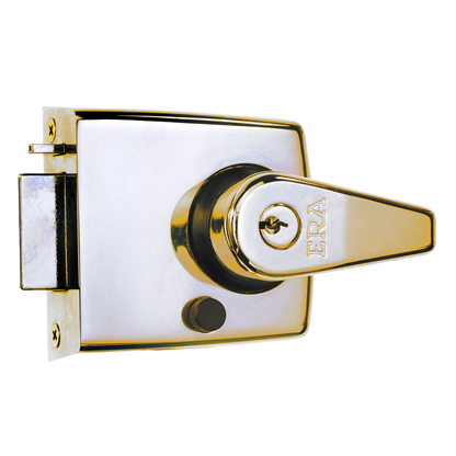 ERA 183 & 193 Deadlocking Nightlatch 60mm With Brass Cylinder - Polished Brass