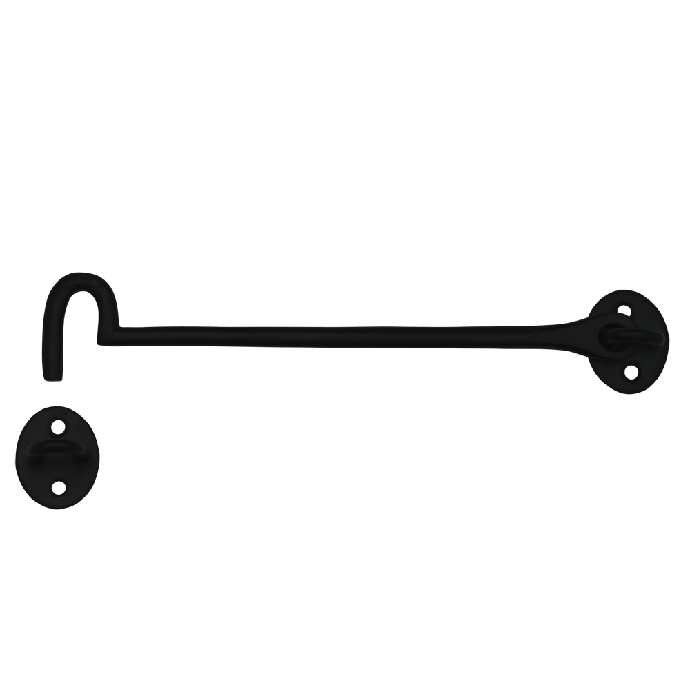 CROMPTON Black Cabin Hook 254mm - Black