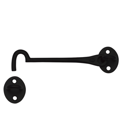 CROMPTON Black Cabin Hook 152mm - Black