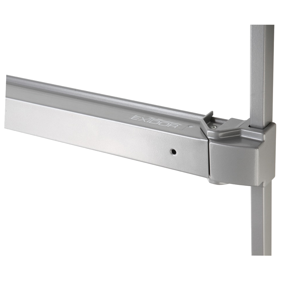 EXIDOR 402 Touch Bar Panic Bolt Silver Enamelled