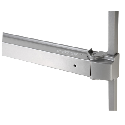 EXIDOR 402 Touch Bar Panic Bolt Silver Enamelled