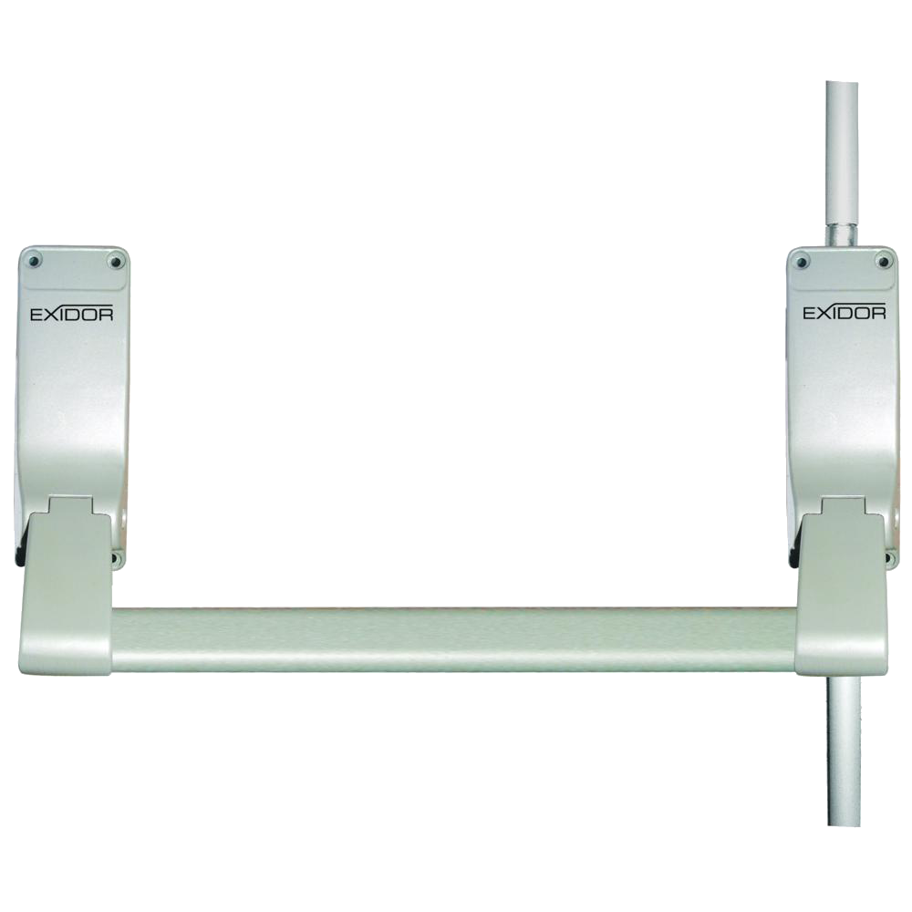 EXIDOR 294 Single Panic Bolt Silver Enamelled