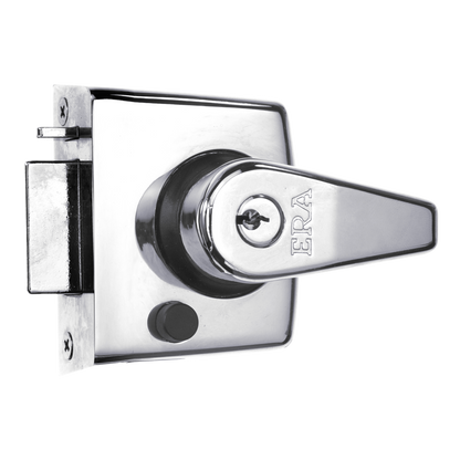 ERA 183 & 193 Deadlocking Nightlatch 40mm PC With Cylinder - Chrome Plated